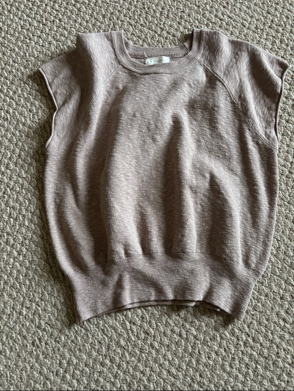 By Together Short-Sleeve Crewneck Sweater